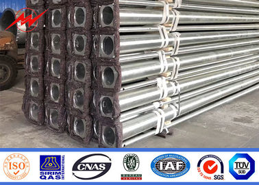 8m 10m 12m Hot Dip Galvanized Steel Power Pole con rivestimento in polvere di poliestere colorato
