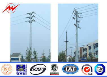 linea elettrica d'acciaio del palo pratico di 18m palo per la linea di trasmissione 33kv torre d'acciaio del palo