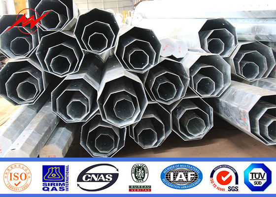 Trasporto di energia di 22 m. Palo d'acciaio galvanizzato per la linea di distribuzione elettrica dell'esterno