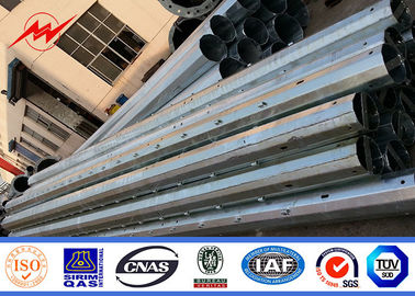 potere palo d'acciaio galvanizzato 25-80ft Palo elettrico d'acciaio del poligono con Bitumn NEA NGCP