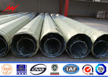 velocità del vento d'acciaio galvanizzata Columniform 160km/Hour 30m/S di 12m Palo
