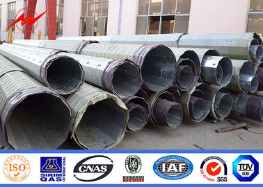 potere palo d'acciaio galvanizzato 25-80ft Palo elettrico d'acciaio del poligono con Bitumn NEA NGCP