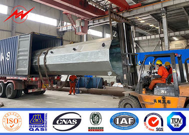 metallo galvanizzato rotondo Palo della immersione calda 132kv di 18m 22m per la linea di trasmissione