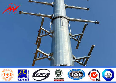 metallo galvanizzato rotondo Palo della immersione calda 132kv di 18m 22m per la linea di trasmissione