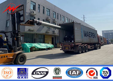 metallo galvanizzato sepolto diretto 15m pali pratici di 10m 14m per il trasporto di energia