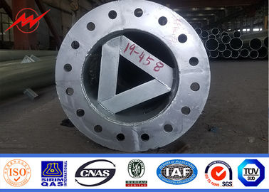 20-40m polygonal hot dip galvanizzato alto palo di mastello per luce con sistema di sollevamento
