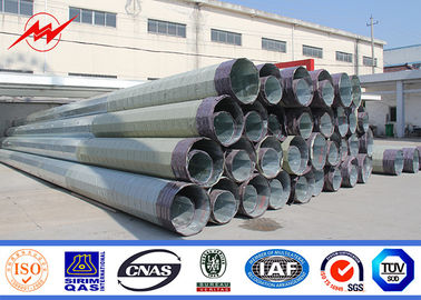 Progettazione d'acciaio elettrica di comunicazione su mezzi mobili della torre di 36M 24KN HDG mono Palo