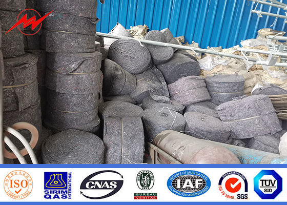 potere palo Q235 elettrico dell'acciaio di 69kv 65feet 75feet