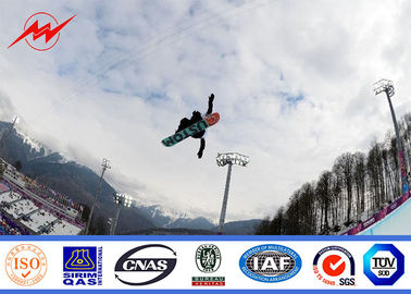 Colonne di illuminazione coniche ad alto albero conico a torre alta 80 m