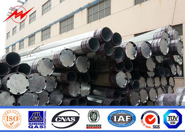 10kv - 550kv immersione calda Palo d'acciaio galvanizzato, Electric Power Palo per la linea di distribuzione