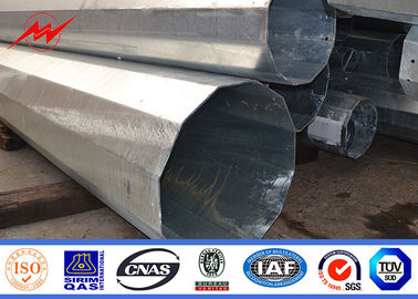 IP65 Palo d'acciaio galvanizzato tubolare per la linea di trasmissione elettrica 69kv