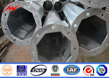 IP65 Palo d'acciaio galvanizzato tubolare per la linea di trasmissione elettrica 69kv