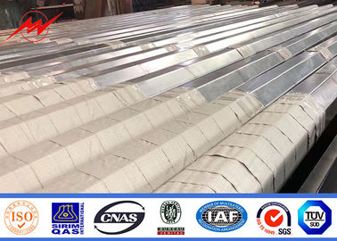 Distribuzione pali pratici d'acciaio galvanizzati bitume di elettricità dell'OEM con la saldatura di CO2