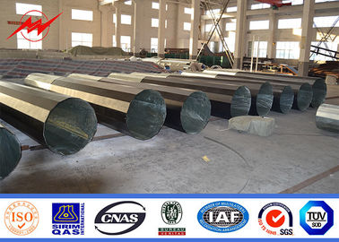 linea d'acciaio galvanizzata elettrica Palo di distribuzione di palo di potere di 100ft