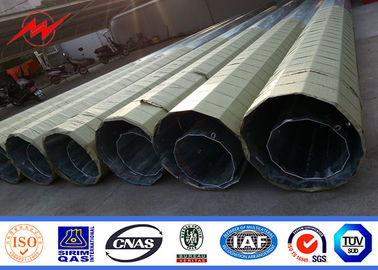 Linea potere palo galvanizzato telescopico d'acciaio di alta tensione del materiale elettrico di impianto elettrico