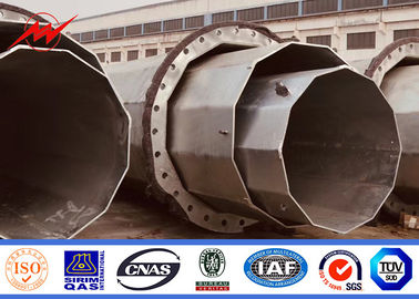 la immersione calda di 11kv 38kv Electric Power Palo ha galvanizzato ottagonale