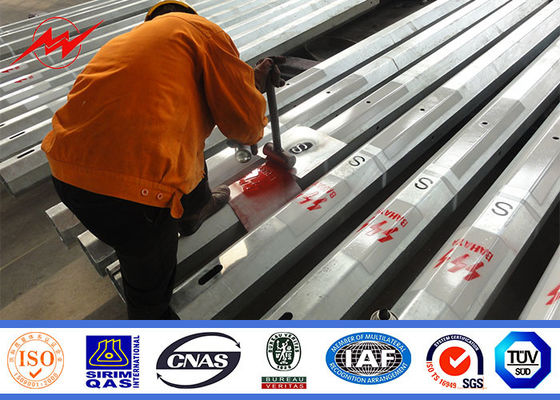 9m 10m 12m 500Dan Poli di potenza per la linea di trasmissione in Africa Design forte e robusto