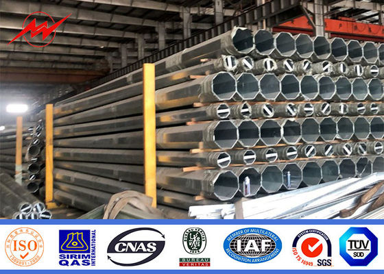 Spessore su misura 345Mpa palo pratico d'acciaio di altezza 16m 4mm per la linea africana di distribuzione