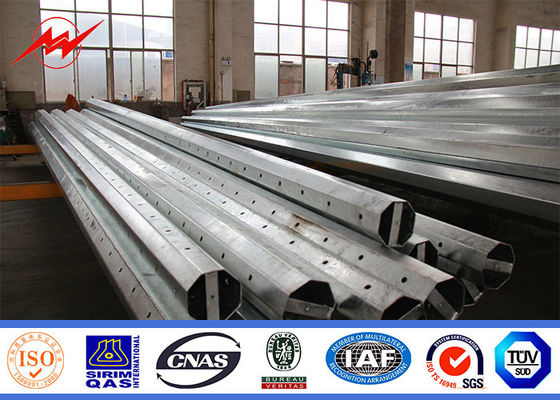 la immersione calda 500kg di 40ft ha galvanizzato l'acciaio tubolare Palo