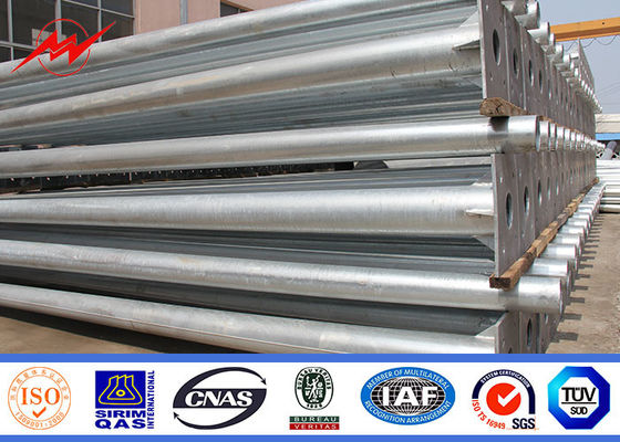 iluminazione pubblica palo elettrica ottagonale di 15m - di 5m con 60mm Dia Double Curved Arm