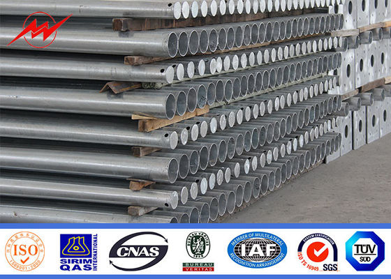 la immersione calda d'acciaio solare di palo di iluminazione pubblica di 6m 8m i 10m 12m ha galvanizzato