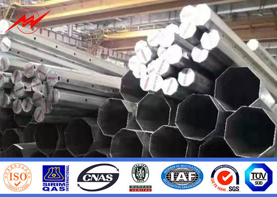 11.9m 12m 15m 16m ha galvanizzato il potere palo d'acciaio per la trasmissione