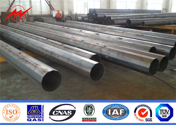 La immersione calda ha galvanizzato l'acciaio elettrico ottagonale pali pratico 12m - 20m