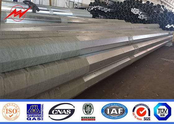 l'acciaio Palo tubolare di 10m 12m 14m 16m ha galvanizzato il potere pali pratico di Astm A36