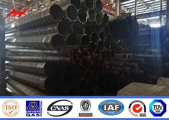 9 trattamento di superficie di galvanizzazione del tester 13.4kn Palo tubolare per la linea elettrica