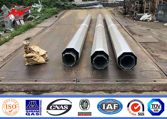 distribuzione galvanizzata tradizionale pratica di pali dell'acciaio di 69kv 60ft 65ft 70ft