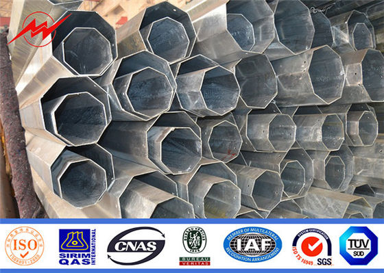 ASTM A123 Poli di potenza di utilità Galvanizzazione e rivestimento in poliestere colorato