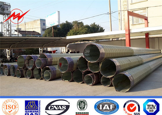 linea di trasmissione poligonale di 36mm 11.8m 4000 Dan Electrical Power Pole To progetto