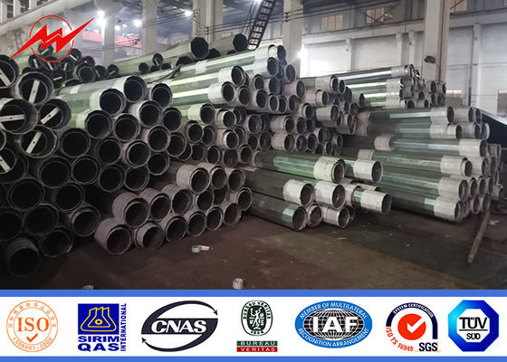 l'acciaio Palo tubolare di 10m 12m 14m 16m ha galvanizzato il potere pali pratico di Astm A36