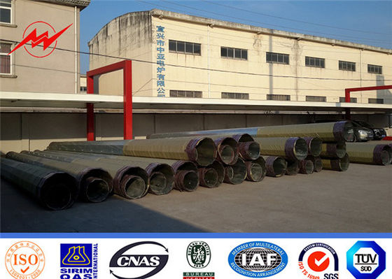 Norma ISO conica di verniciatura galvanizzata di Palo di corrente elettrica
