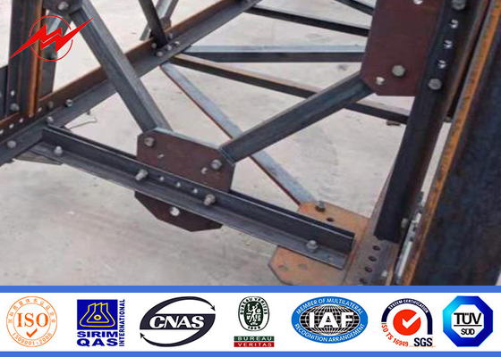 220KV ASTM A123 Supporto per lampione stradale galvanizzato da 10 m