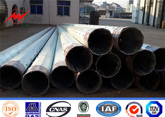 NEA Potenza galvanizzata Polo di acciaio ottagonale 25FT 30FT 35FT 40FT 45FT Filippine elettrico