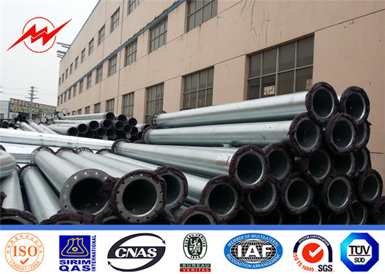 La immersione calda filippina di 30Ft 35Ft 40Ft 50Ft ha galvanizzato Pali d'acciaio