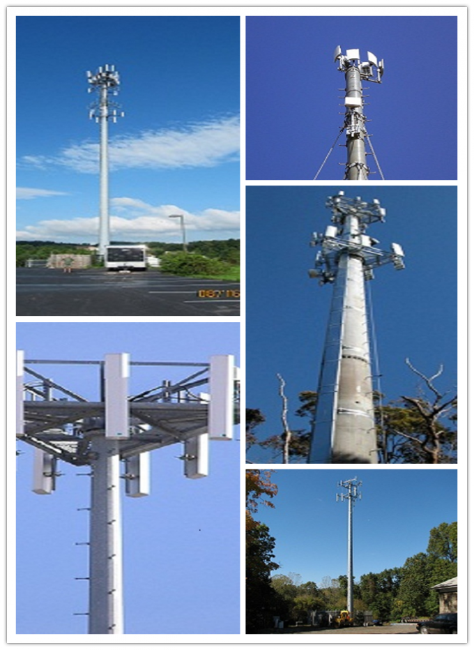 torre del trasporto di energia 138kv di 50m/trasporto di energia conici Palo 3